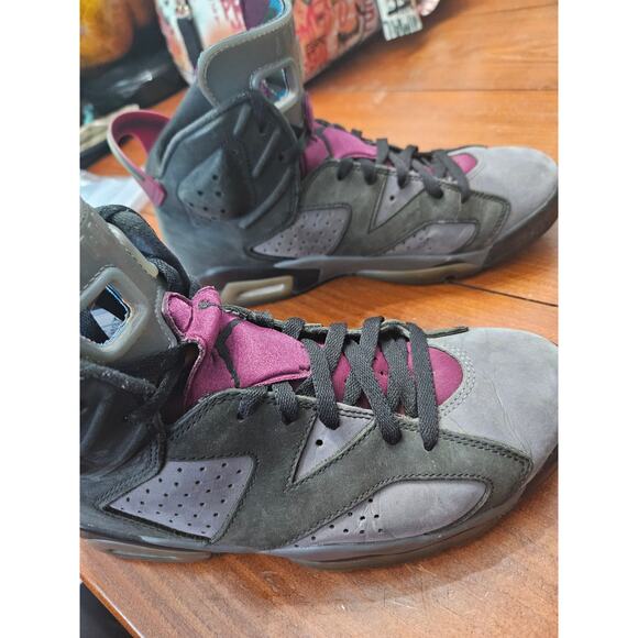Air Jordan 6 Bordeaux 2021 Size 9 Gray Purple Suede Retro VI CT8529 main image 5